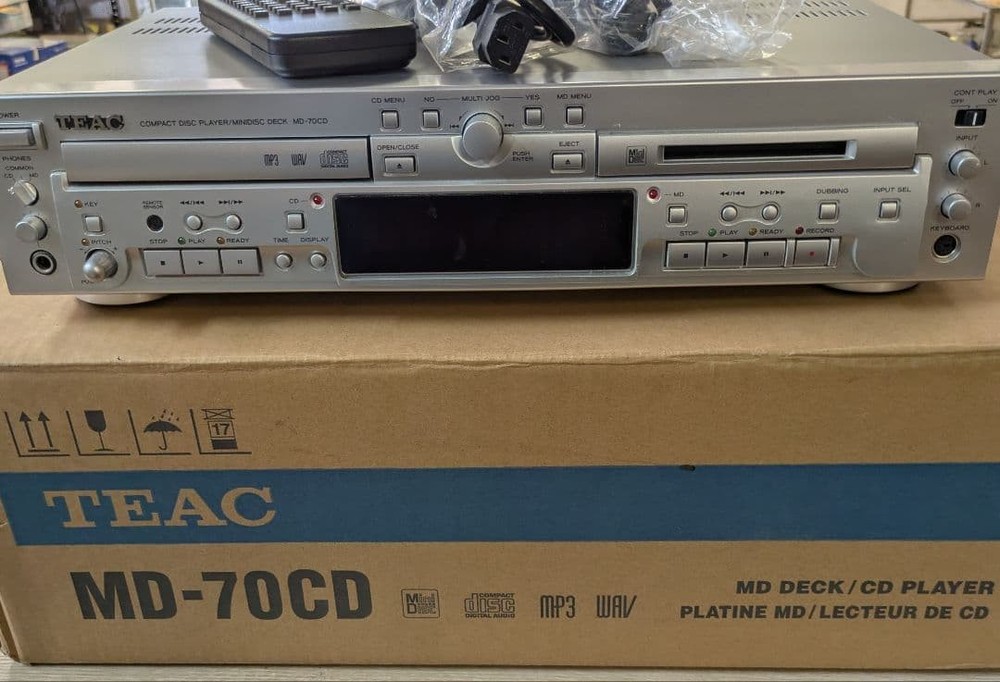 [FINAL MD MODEL] TEAC MD-70CD CD MD COMBO DECK COLLECTIBLE JAPAN