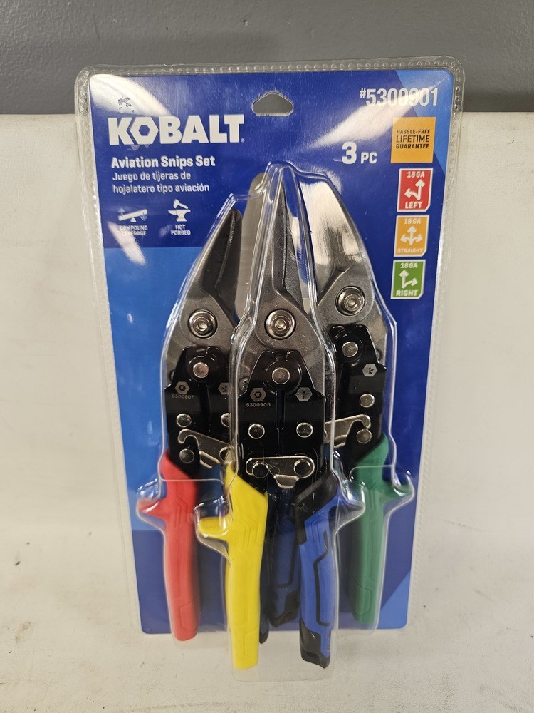 KOBALT 54360 AVIATION SNIPS SET