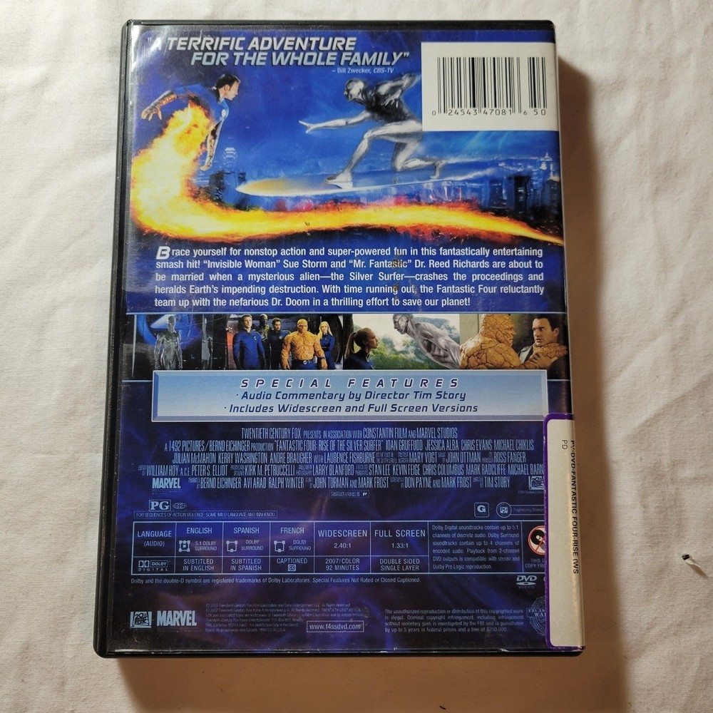 Fantastic 4 DVD