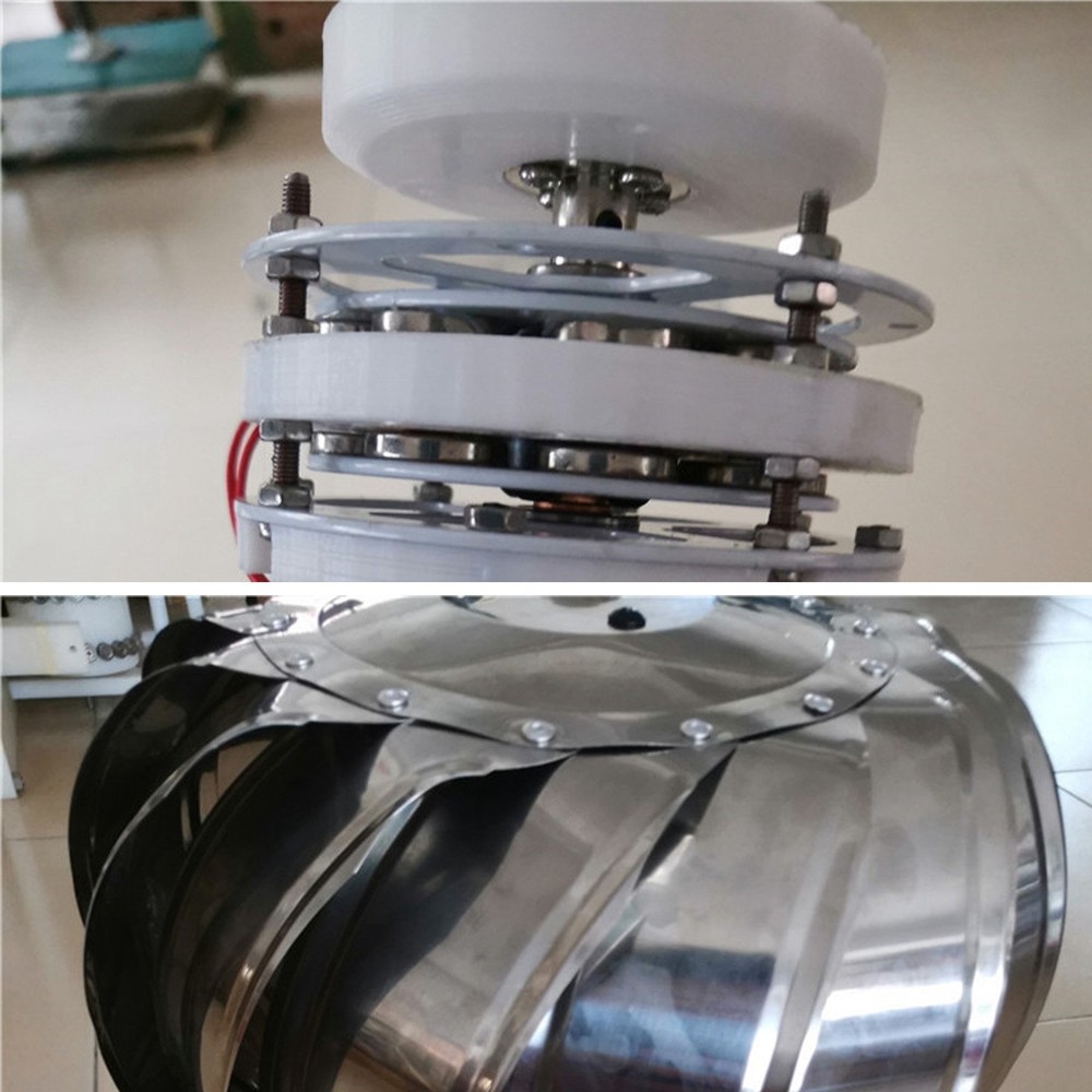 Wind Ball Type Multi-blade Start Low Wind Speed Vertical Wind Ironless Generator