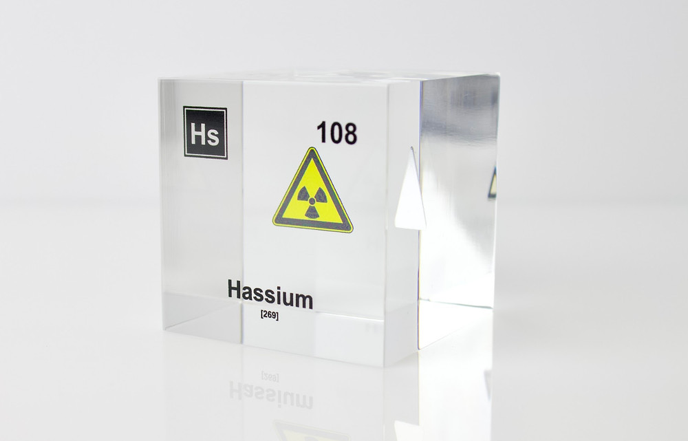 Hassium Element Cube