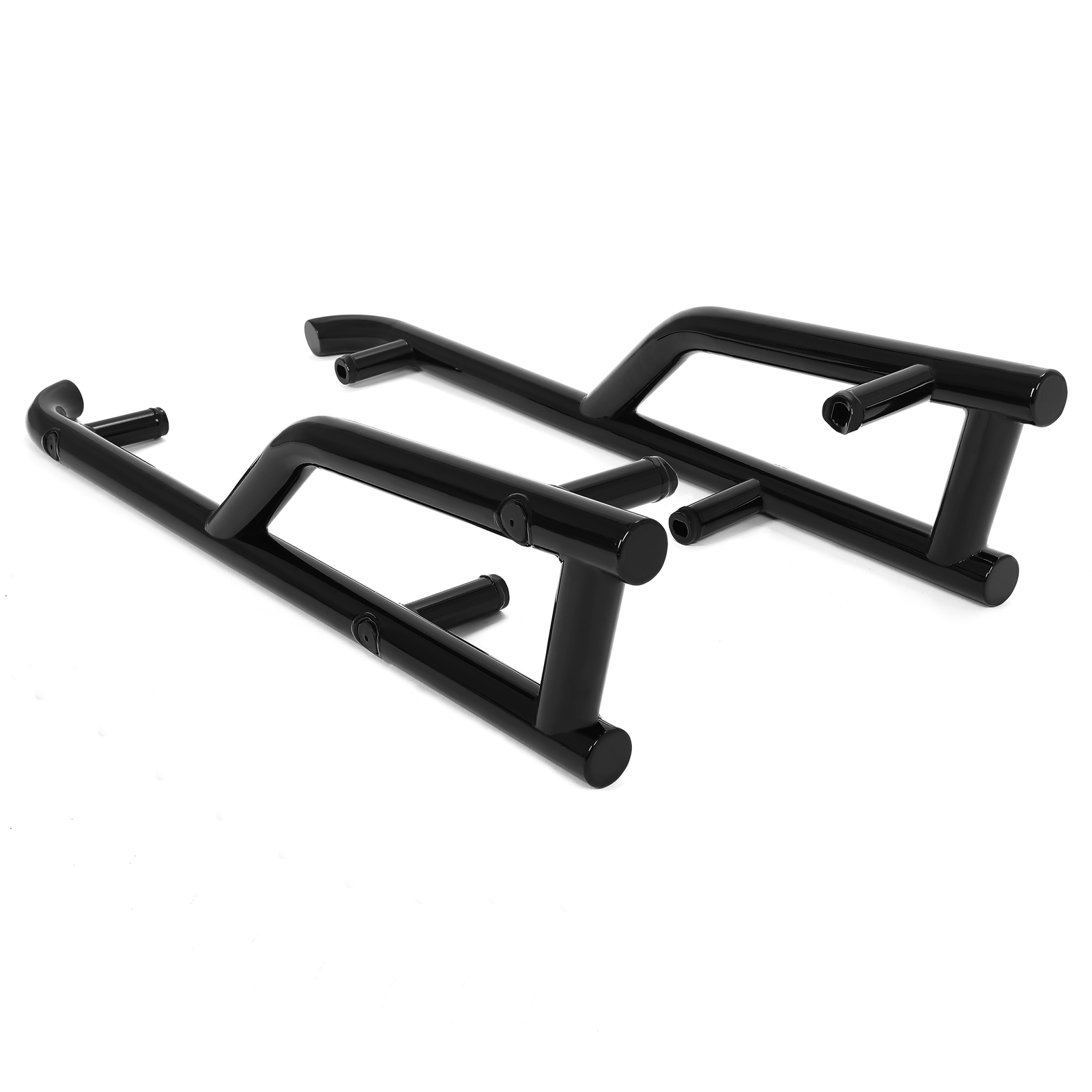 For Polaris General 1000 2016-2025 Steel Kick Out Nerf Bar Rock Sliders 2-Seat
