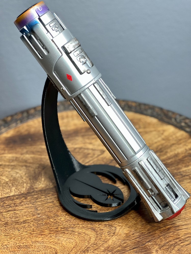 Tilted Lightsaber Hilt Display Stand\ Black