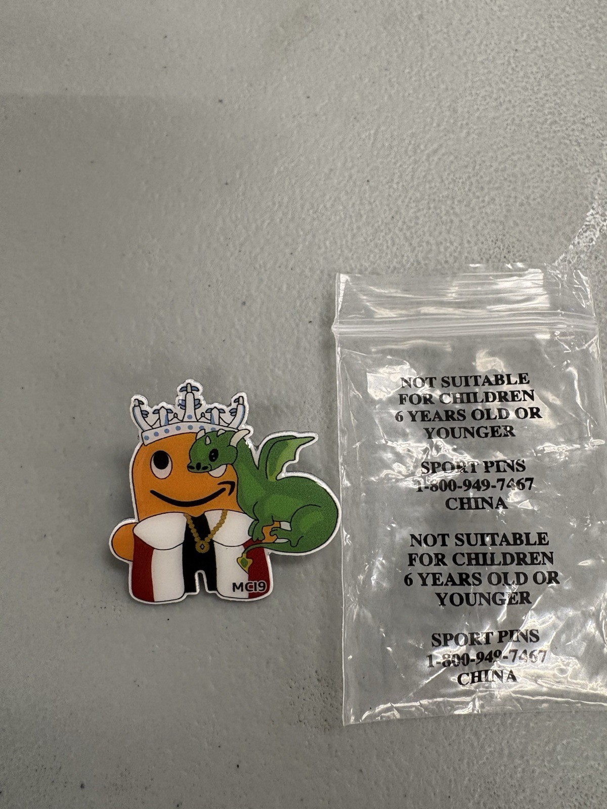 Amazon Peccy Pin Rare ! MCI9 🗽 Mo ! 🍀 New!