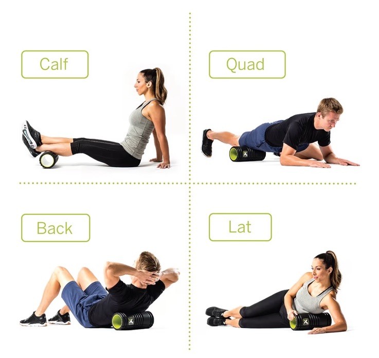 Trigger Point Performance TPT-GRDBW The Grid Black Foam Roller - Black