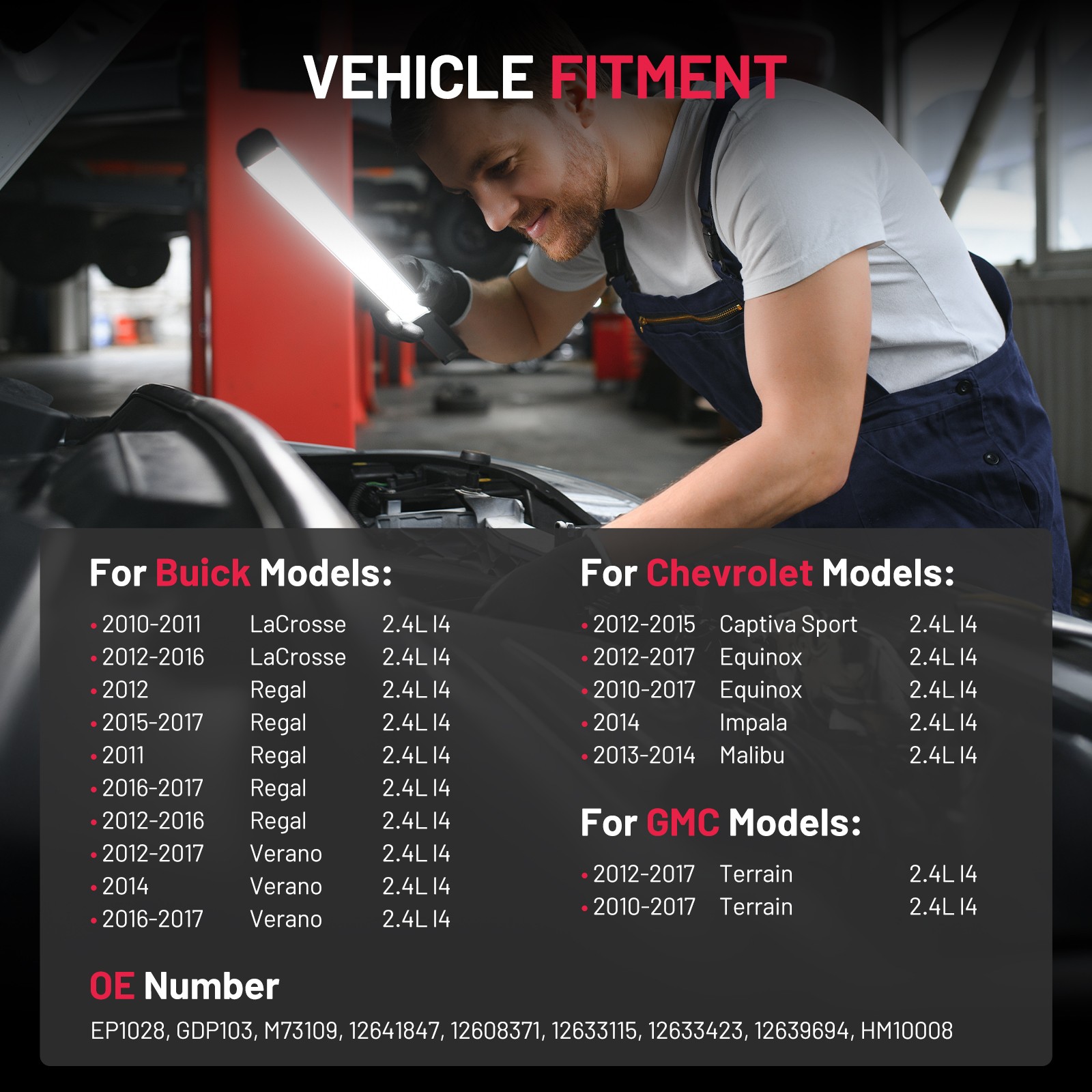 Chevrolet Equinox Malibu High Pressure Fuel Pump with Seal