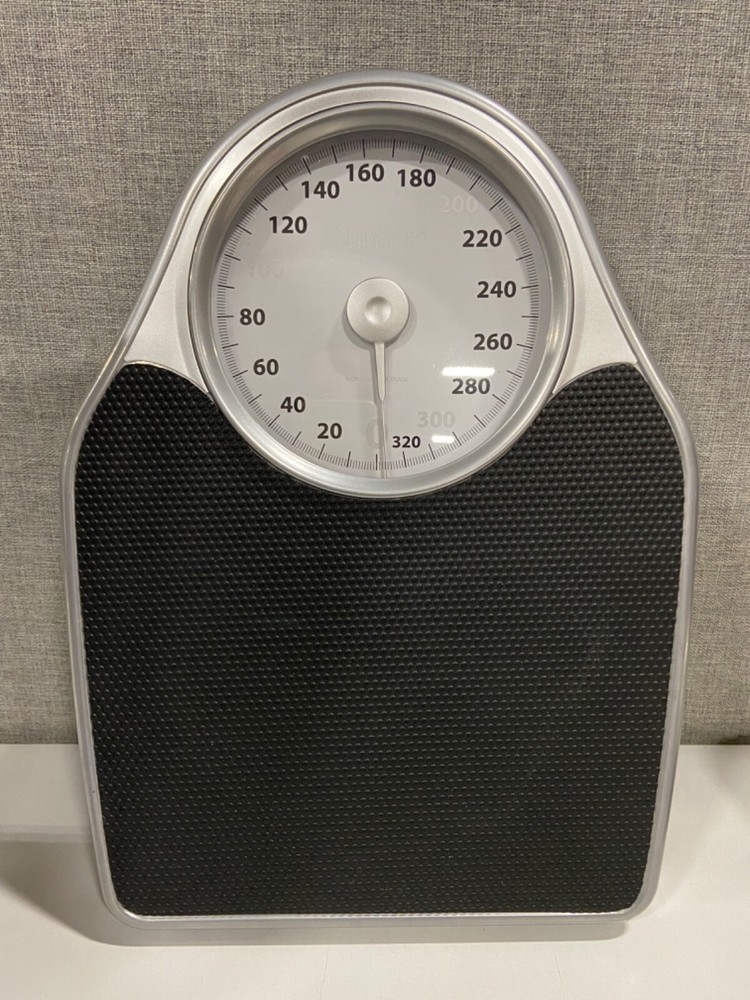 Thinner XL Dial Analog Scale-Black Matte and Silver