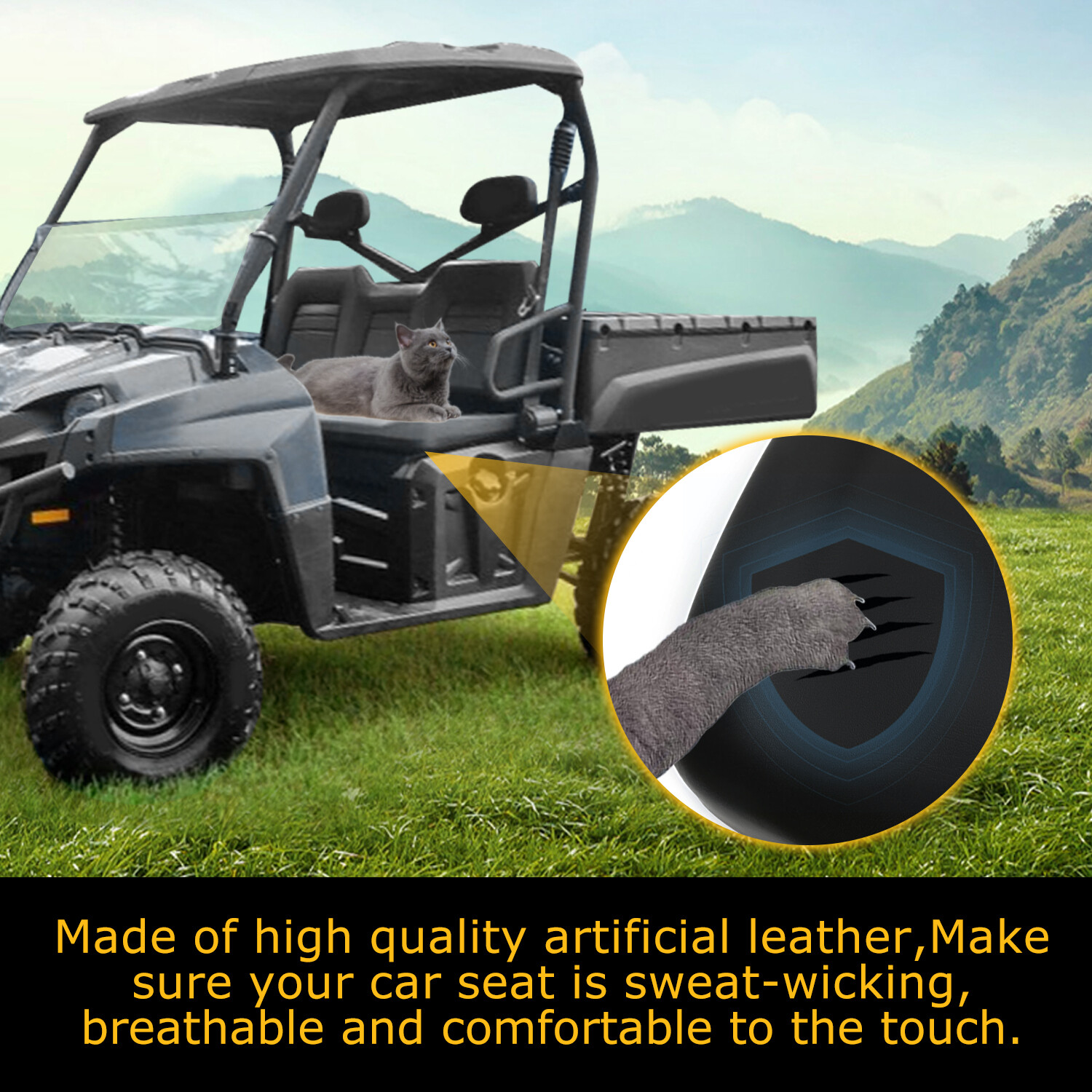 Seat Bottom Cushion For Polaris Ranger 900 Diesel/XP 800/570 11-18 #2684884-070