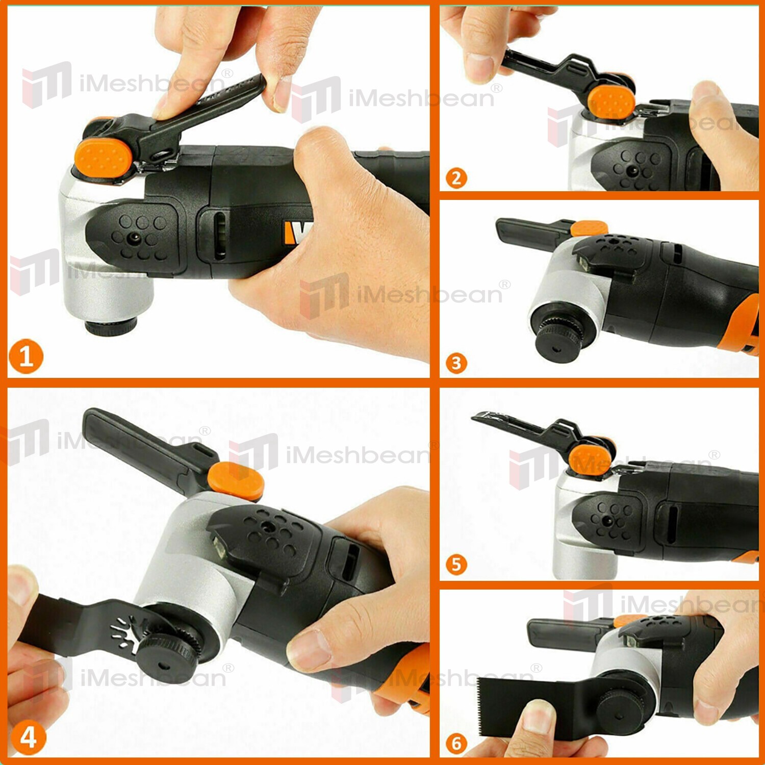 240Pcs Oscillating Multitool Saw Blade Tools For Dewalt Ridgid Makita Milwaukee