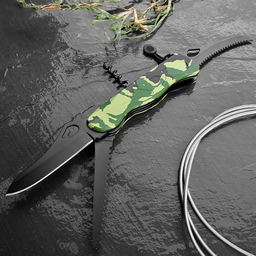 Folding Army Military Pocket Survival Bug Out Bush Knife Blade Multi Function