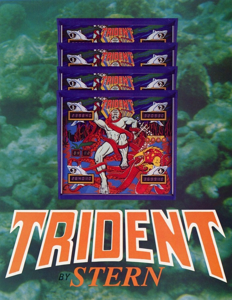 1979 Stern Trident Pinball Machine Rubber Ring Kit