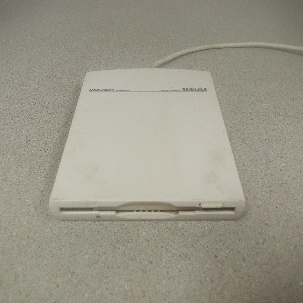 I-O DATA, USB Floppy Disk Drive, USB-FDX1A External 3.5in Disk Drive