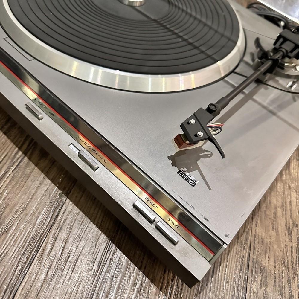 Sanyo OTTO TP-Q7D Direct Drive Automatic Turntable Quartz Tested FullyFunction
