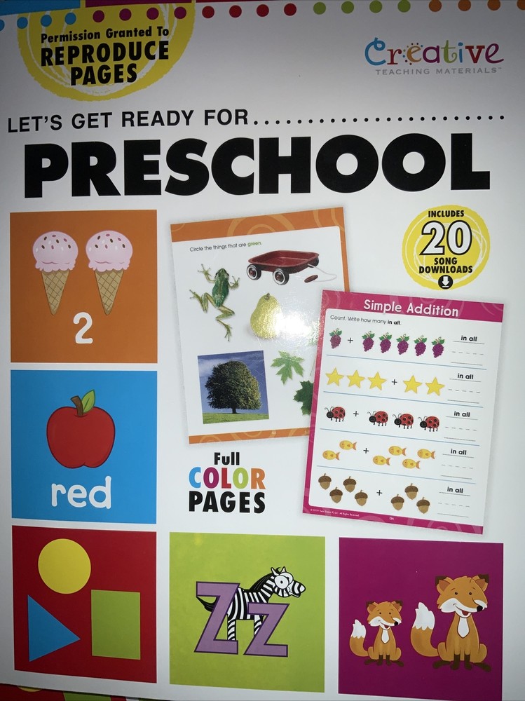 Lets get ready for Preschool