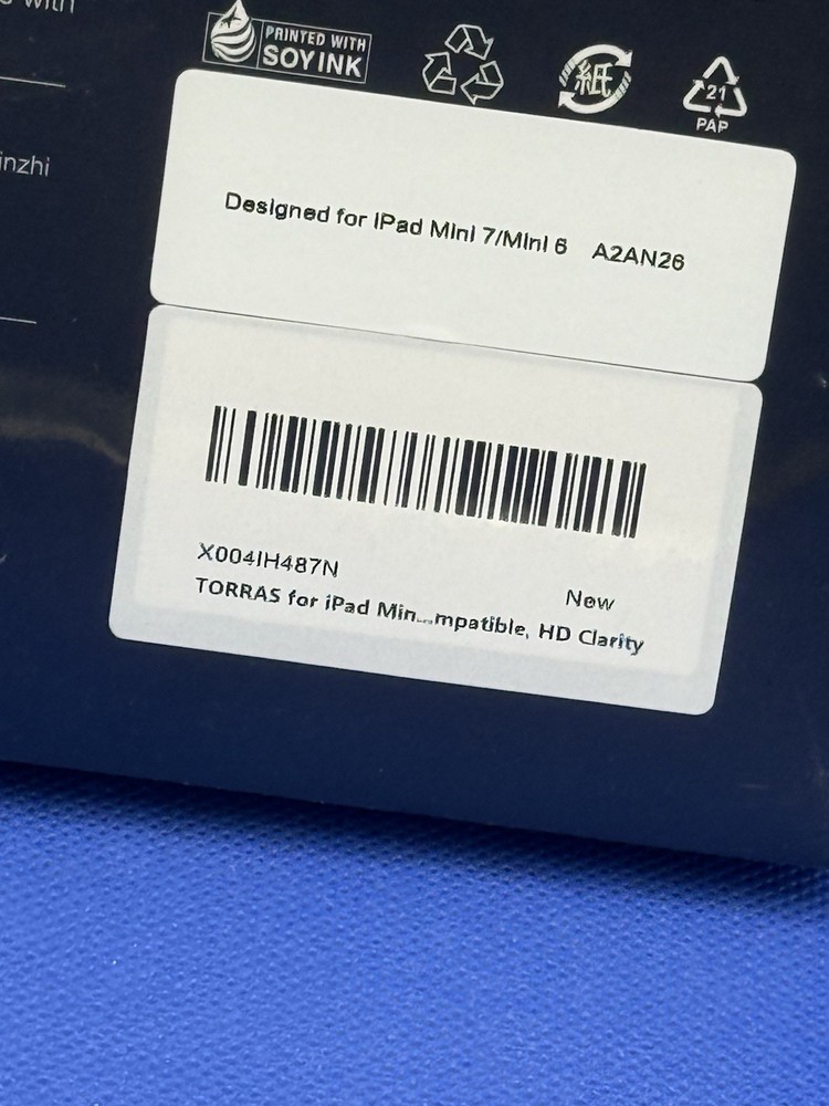 TORRAS iPad mini 7/6 Screen Protector: 9H+ Mil-Grade, One-Pull Install, HD Clari
