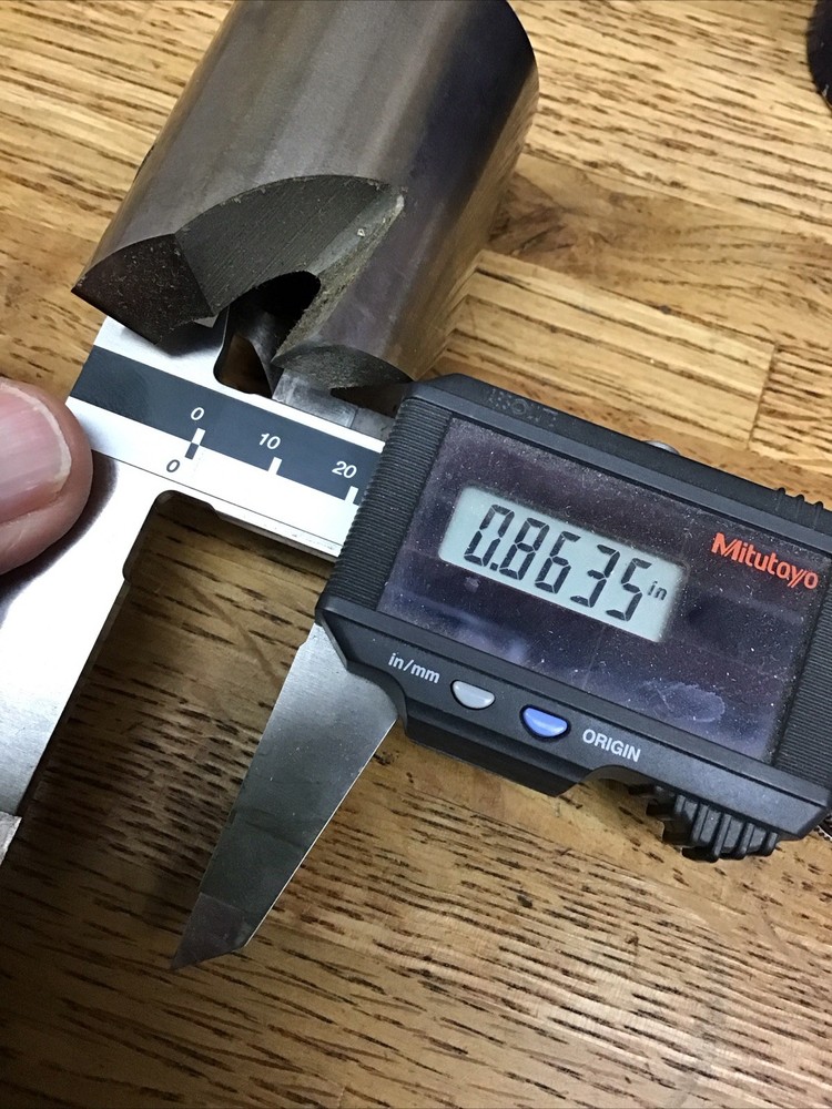 MORSE 7/8”. ( 1 3/4” ) Hollow Mill Solid Type High Speed 1886 Type