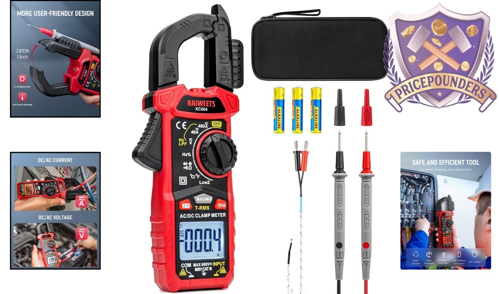Professional Clamp Multimeter: Safety-Certified with Comprehensive Functions