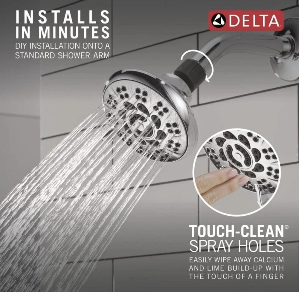 Delta 7-Setting Shower Head in Chrome - 1.75 GPM - 75705