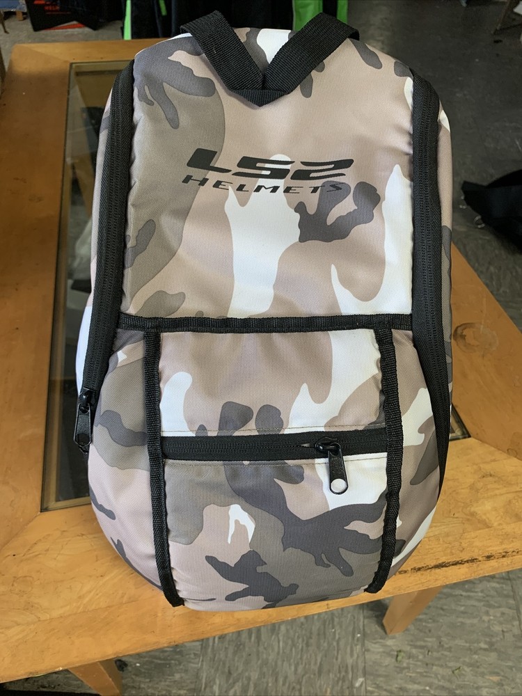 ls2 helmet bag protector Backpack Camo