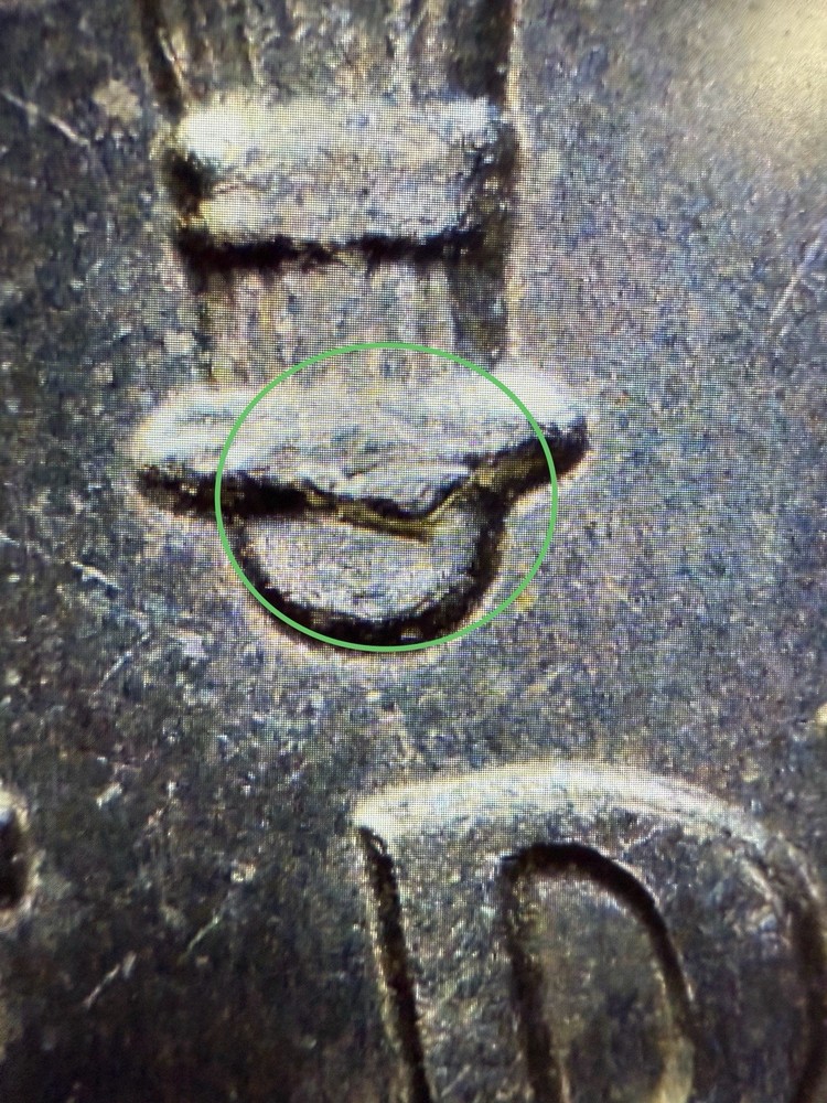 2022 P 10 C Dime Error Die Multiple Die Chips R86