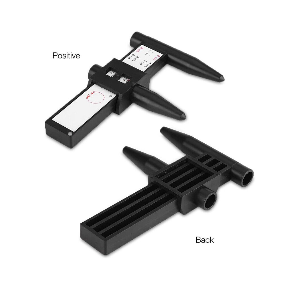 Wheel Bolt Pattern Gauge Tool 4 5 6 8 Lug Pattern Quick Measure Slide Hand Held☆