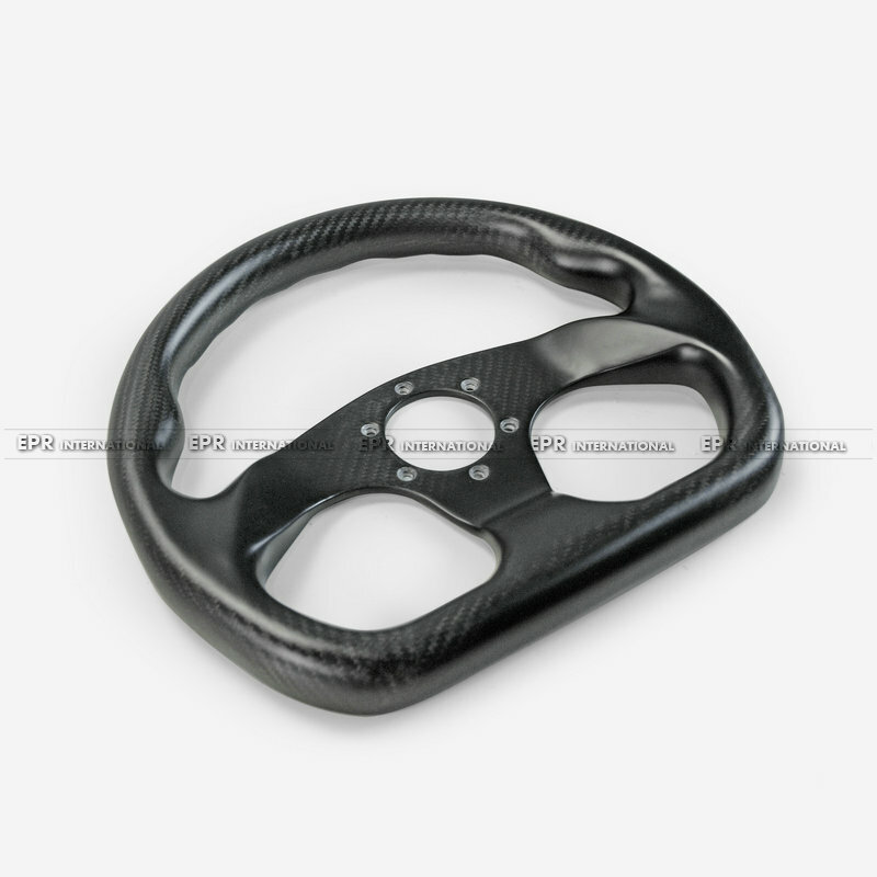 Flat Type Racing MATTE Dry Carbon For UNIVERSAL Steering Wheel Kit