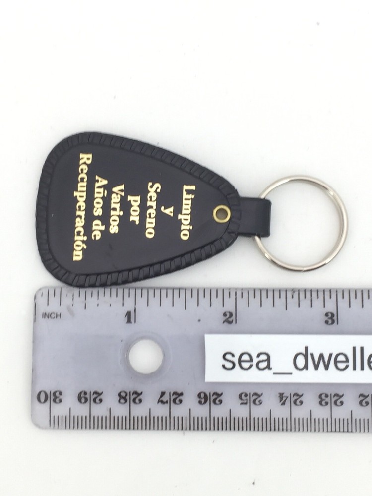 NA Key Tag Multiple Years Black SPANISH Narcotics Anonymous Espanol