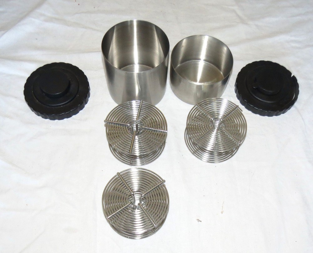 Film Developing Cans - One Large, One Small