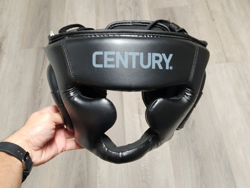 Century Drive Black/Red Full Face Sparring Headgear Size Small/Medium
