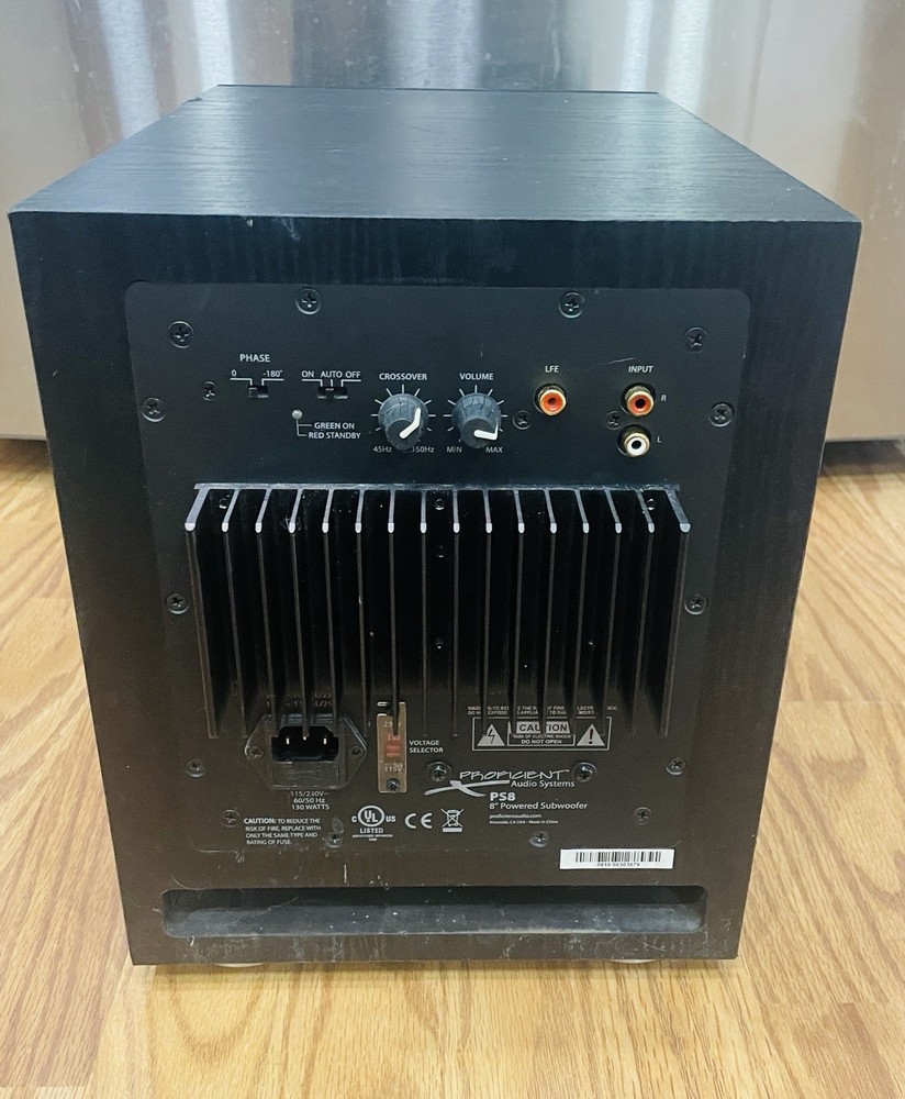 PROFICIENT AUDIO SYSTEMS PS8 8" POWERED SUBWOOFER