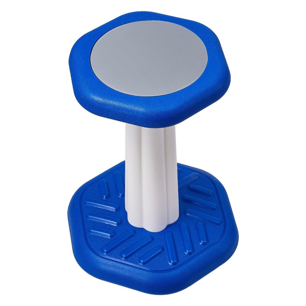 Learning Support Stool 17.7in Smooth Edges 154lb Blue