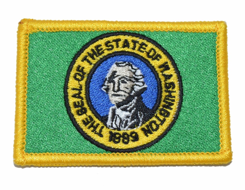 Washington State Flag - 2x3 Patch