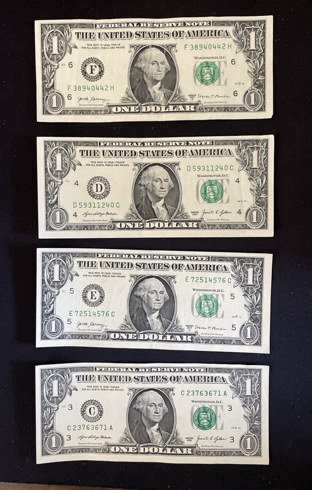 20 $1 FRN Mis Cut Errors Bottom To Top. (WORTHLESS) Read Description!!!