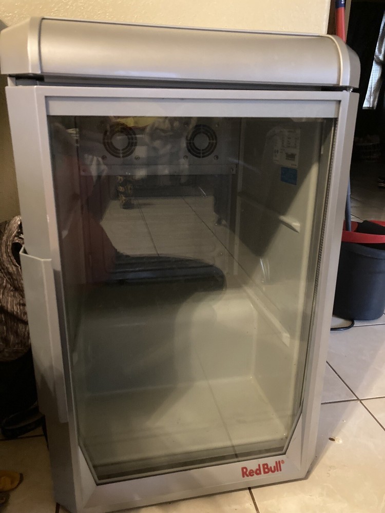 Red Bull Mini Fridge works Great