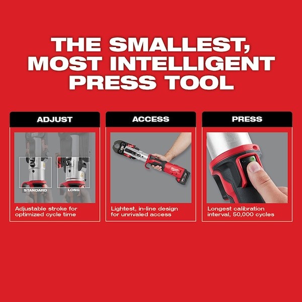 Milwaukee Tool 2773-20L M18 Force Logic Long Throw Press Tool Kit