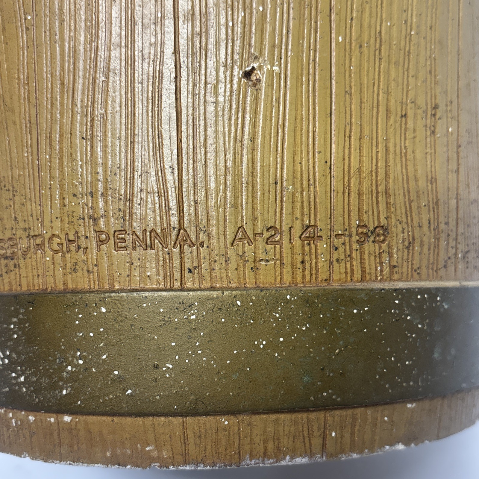 Rare Vintage ASK FOR A FROSTY Duke Duquesne Beer Bucket Sign Display 1958 USA