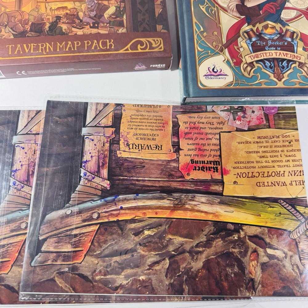 The Seeker's Guide To Twisted Taverns Eldermancy 5th EDITION & Tavern Map Pack