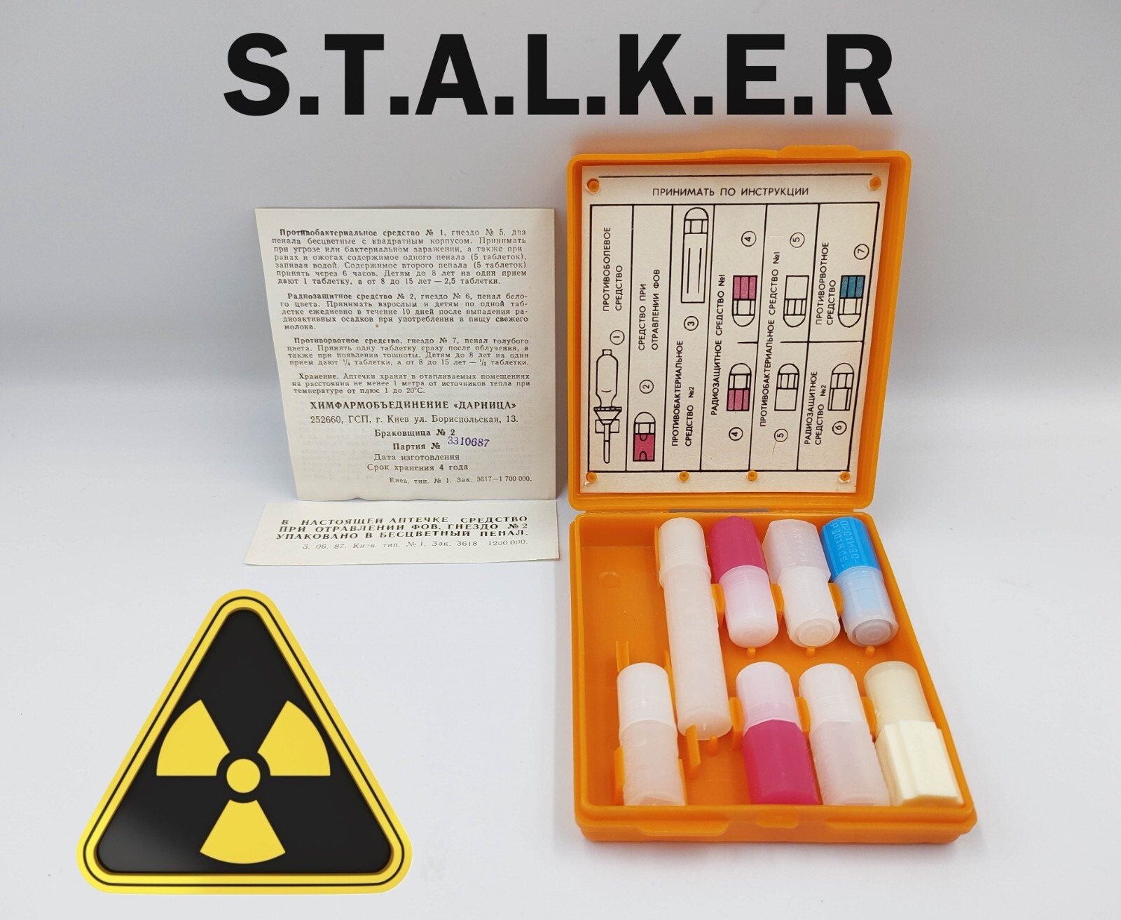First Aid kit SOVIET USSR Army Medical box radiation protect Chernobyl STALKER
