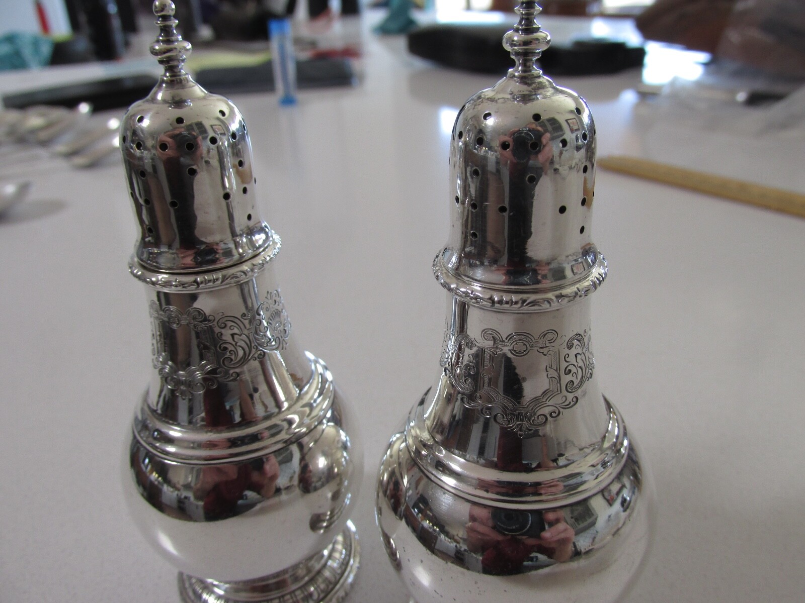 Vintage Treasure Sterling (#844) Sterling Silver Salt & Pepper Shakers