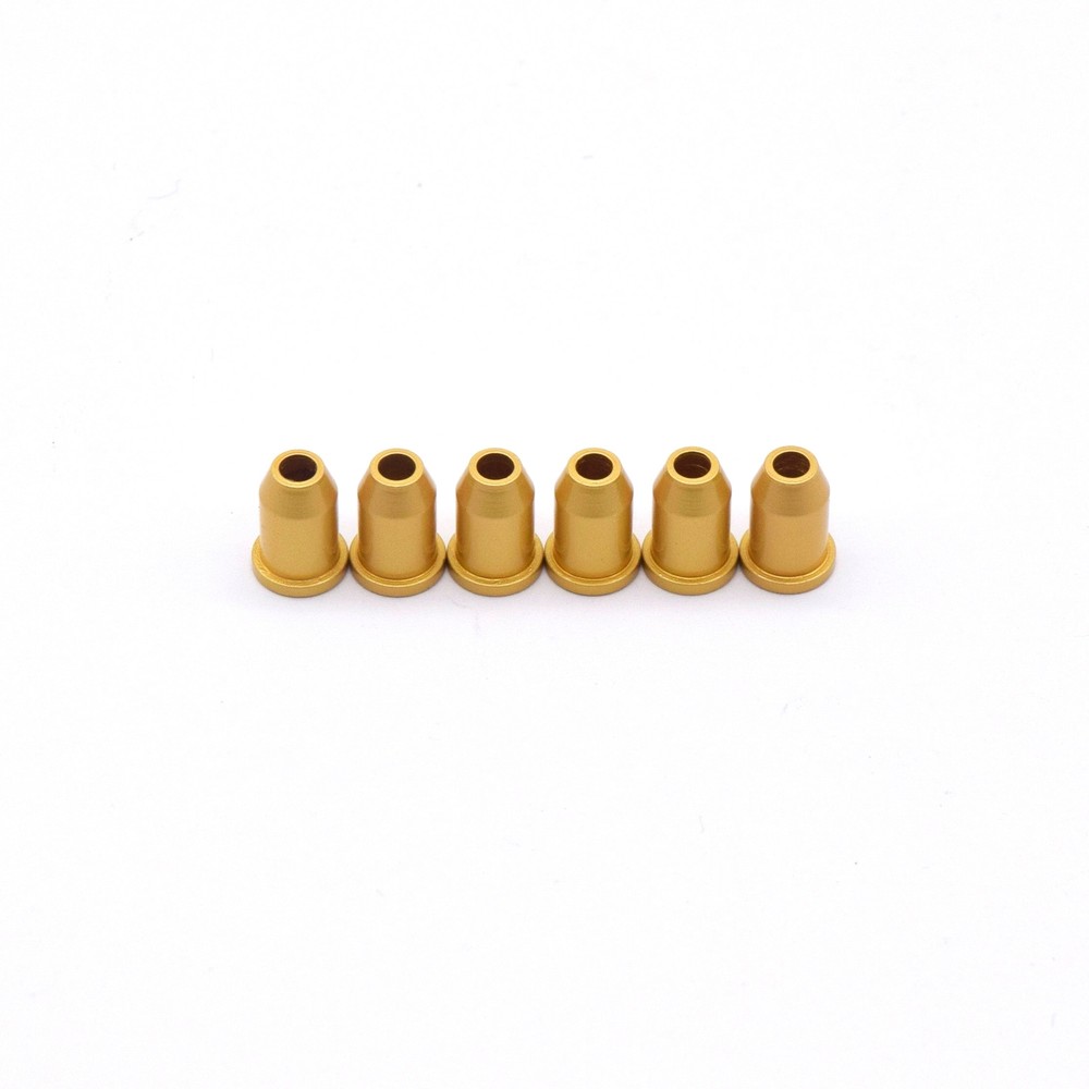 KD By AxLabs String-Through Bullet Ferrules - Satin gold