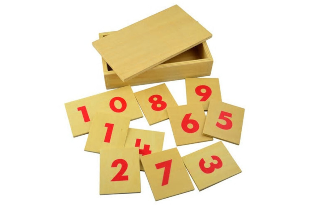 Number Cards For Numerical Rods - MONTESSORI MATH MATERIALS