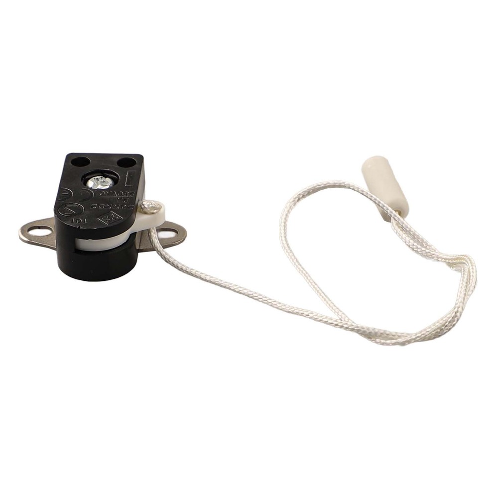 2PCS Pull Switch with Cord for Lighting Control 2A 250V Compact Design