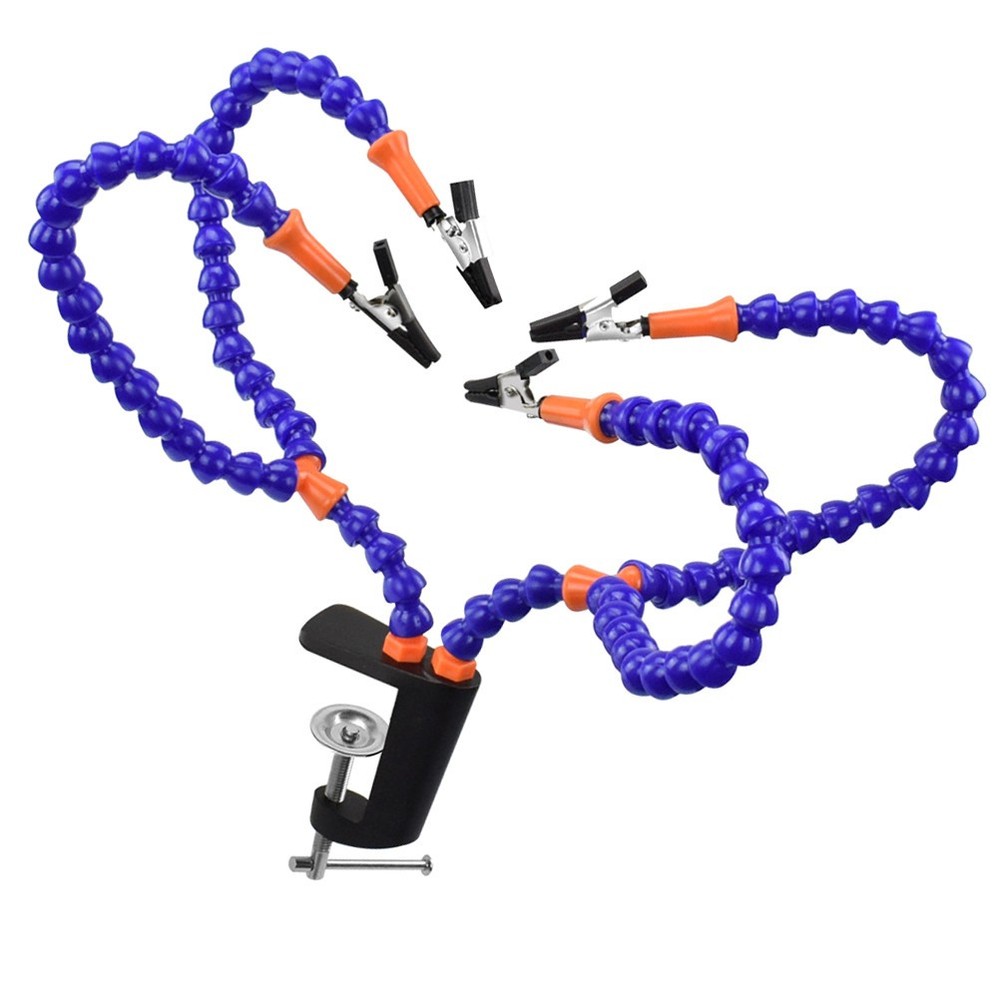 Soldering Tool Adjustable Clip Four Claw Welding Platform Flat Vise