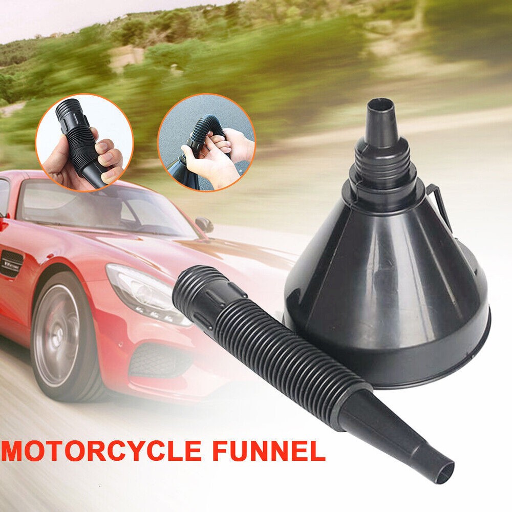 Durable Universal Plastic Funnel - Ideal for Kitchen, Garage & Car Oil Changes