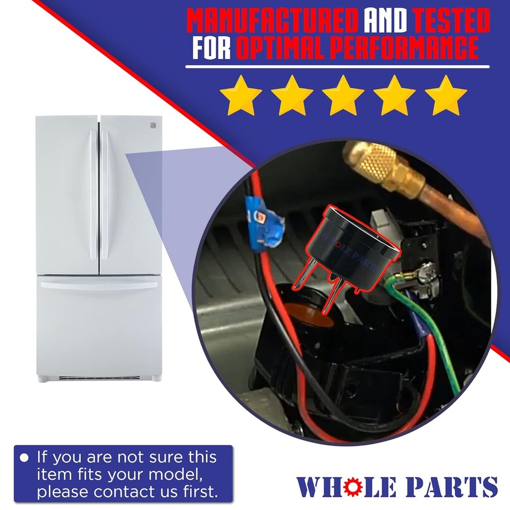 New 6750CL0001D Refrigerator Compressor Overload Protector for LG and Kenmore