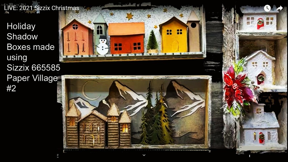 Sizzix Thinlits Paper Village #2 21PC set #665585 Retail $22.99 by Tim Holtz