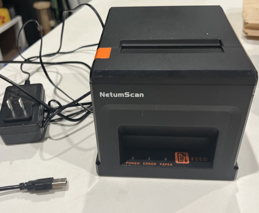 NetumScan 80mm POS Receipt Printer 300mm/s USB Thermal Receipt Printer