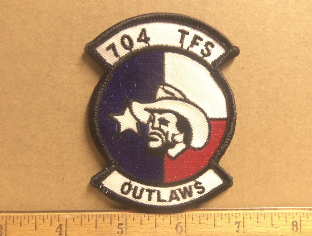 US Air Force - 704th TFS - Outlaws Embroidered Patch