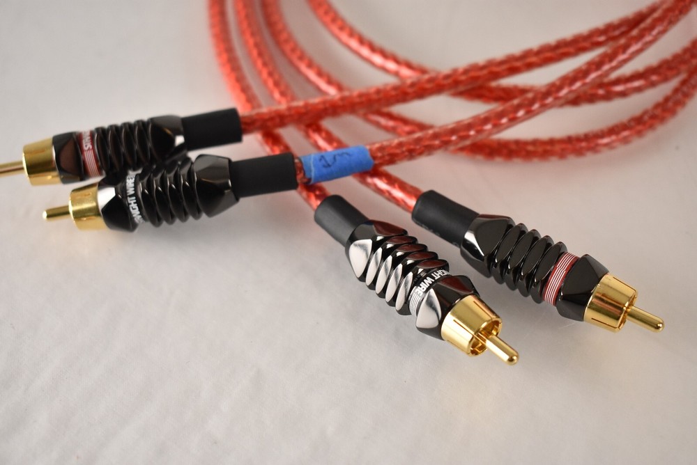 1m Pair RCA Straight Wire LSI Encore Audio Interconnect Cables