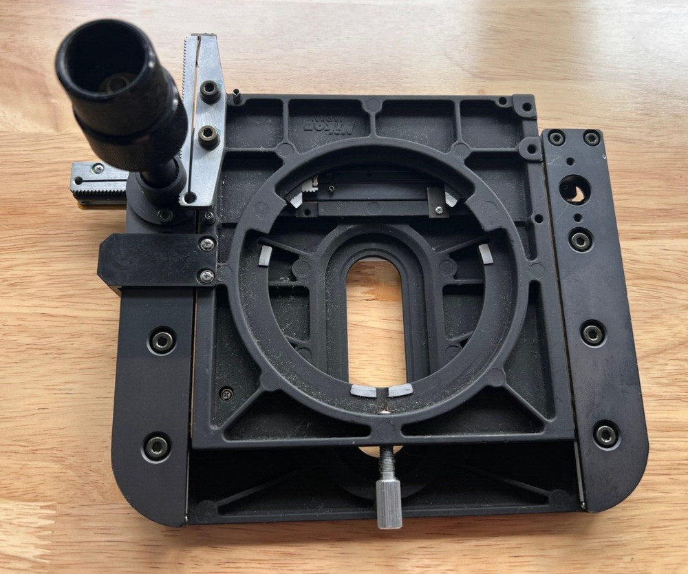 Nikon Microscope Stage to View Slides - Excellent Condition